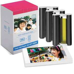 KP-108IN �ʐ^�p�� 108�� 100x148mm ���� ���� SELPHY CP1500 CP1300 CP1200 CP910�ACP900�ACP800�ACP790�ACP780�ACP770�ACP760�ACP750�ACP740�ACP730�ACP7