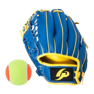 GP (ジーピー) 野球 グローブ 子供用 マジックキャッチ テニスボール付き 【幼児向け(8インチ)/小学校低学年向け(9インチ)・右投げ用/左投げ用】