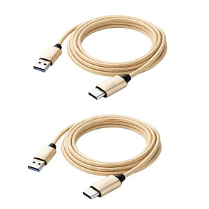 [2�{�Z�b�g] USB �^�C�vC �P�[�u�� 2m�AUSB-C to USB-A 3.1�A3A �}���[�d�A�f�[�^�]���A�i�C�����҂݁ASwitch2/Android/iPhone/iPad/MacBook���Ή�