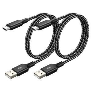 Micro USB �P�[�u�� SLEIJAOOE�yUSB2.0�K�i / 2A����[�d�z �}�C�N��B�[�q ���ϋv�i�C�����ґg [PS4 Xbox One �R���g���[���[�Ή�] Android���@��X�}�z�Ή��y�f���h�~�E���S�d�l�z