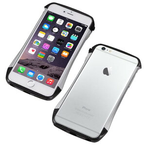 Deff �J�[�{�� �A���~�j�E�� �n�C�u���b�h �o���p�[ CLEAVE Carbon  Aluminum Bumper for iPhone 6s Plus/DCB-IP6PSA6CA