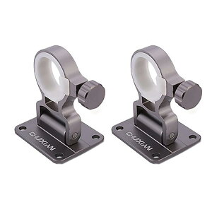 Lanx. 2個セット ネジ8本 付き クーラーボックス ポールホルダー ロッドホルダー 傘立て 竿立て 竿掛け パラソル 釣り竿 ホルダー 釣り 置き竿 釣竿ホルダー ボックス用 固定器 アクセサリー