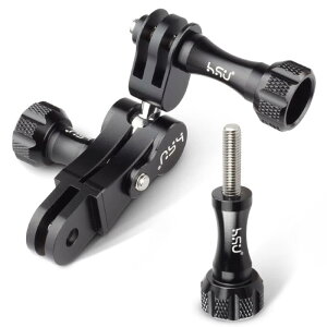 HSU �A�N�V�����J���� �}�E���gGoPro �A�N�Z�T���[ 360�x ��] ���`�z���_�[ �����}�E���g �x�[�X�}�E���g GoPro Hero13/12/11/10/9/8/7/2018/6/5/4/Osmo action GoPro�S�ʃJ����/Osmo