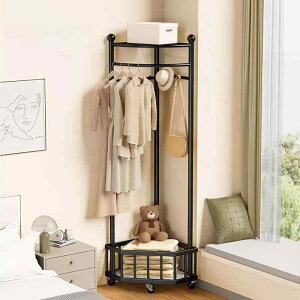 AetherTech �R�[�g�n���K�[ �n���K�[���b�N �L���X�^�[�t�� �o�X�P�b�g�t�� �ω׏d120kg ��56*���s��40*����161cm �I�t�� �g���ȒP �X�`�[���� ��� ���� �z���C�g