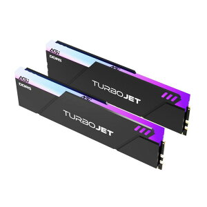 AGI UD858 DDR5 6400MHz 32GB(16GB×2��) �f�X�N�g�b�vPC�p ������ TURBOJET RGB�V���[�Y CL36 AGI6IPC16UD858