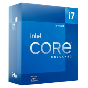 �C���e�� Intel Corei7 �v���Z�b�T�[ 12700KF 3.6GHz(�ő� 5.0GHz) ��12���� LGA 1700 BX8071512700KF/A