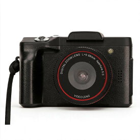 写真用 1080P デジタル カメラ、2.4 インチ HD スクリーン付き 16MP コンパクト ポイント アンド シュート Vlog カメラ、旅行や Vlog 用多軸手ぶれ補正