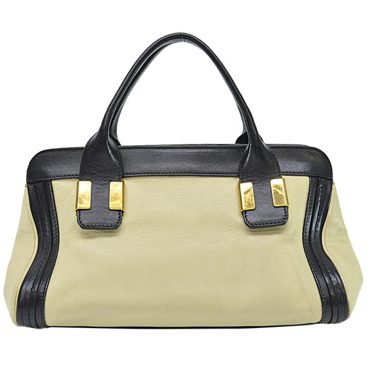 楽天市場】クロエ Chloe ショルダーバッグ レザー ブラック×アイボリー