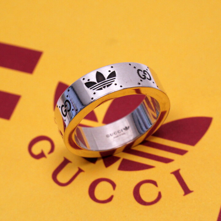 楽天市場】グッチ GUCCI リング・指輪 アディダス コラボ エングレー  