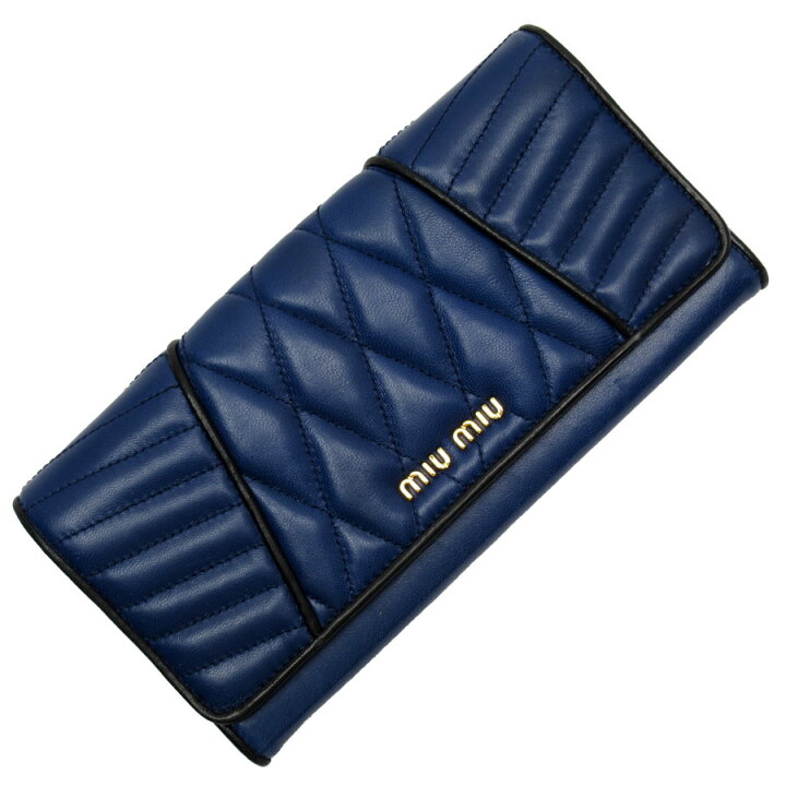 ミュウミュウ 財布 長財布 MIUMIU 5MH369 F0061 CREMA 2EGI VITELLO  