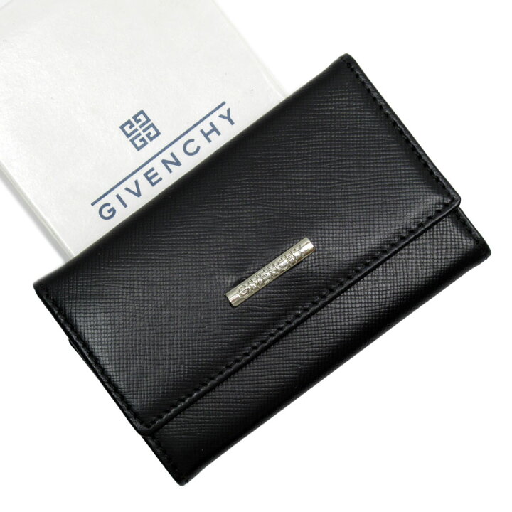 楽天市場】ジバンシィ GIVENCHY キーケース レザー ブラック シルバー 