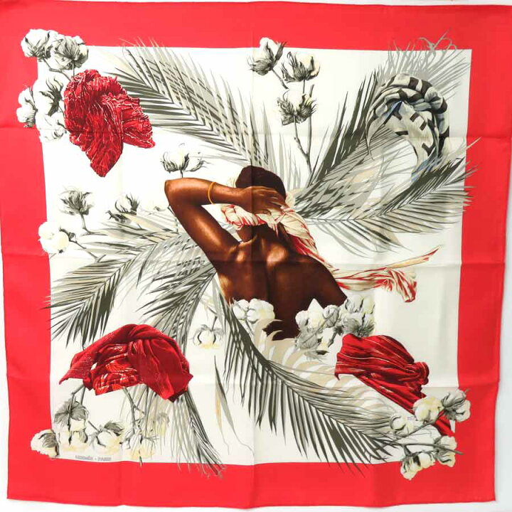 楽天市場】エルメス HERMES スカーフ カレ90 TURBANS DES REINES 王妃  