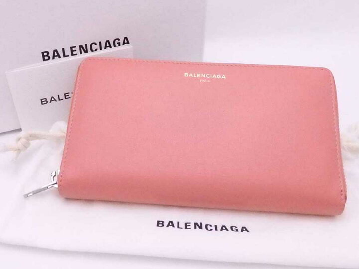 楽天市場】バレンシアガ BALENCIAGA ラウンドファスナー長財布 ロゴ 