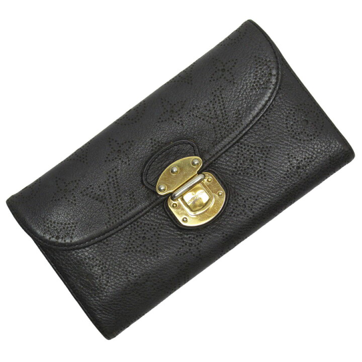 ルイ ヴィトン LOUIS VUITTON 長財布 マヒナ ポルトフォイユ アメリア  