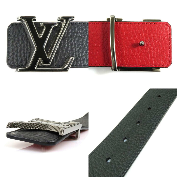 楽天市場】ルイ ヴィトン LOUIS VUITTON ベルト レザー ブラック 