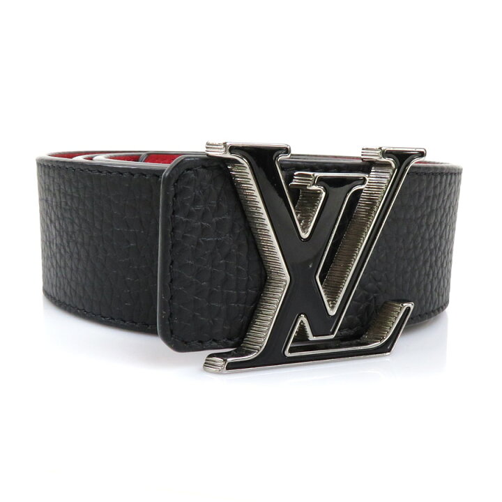 楽天市場】ルイ ヴィトン LOUIS VUITTON ベルト レザー ブラック  