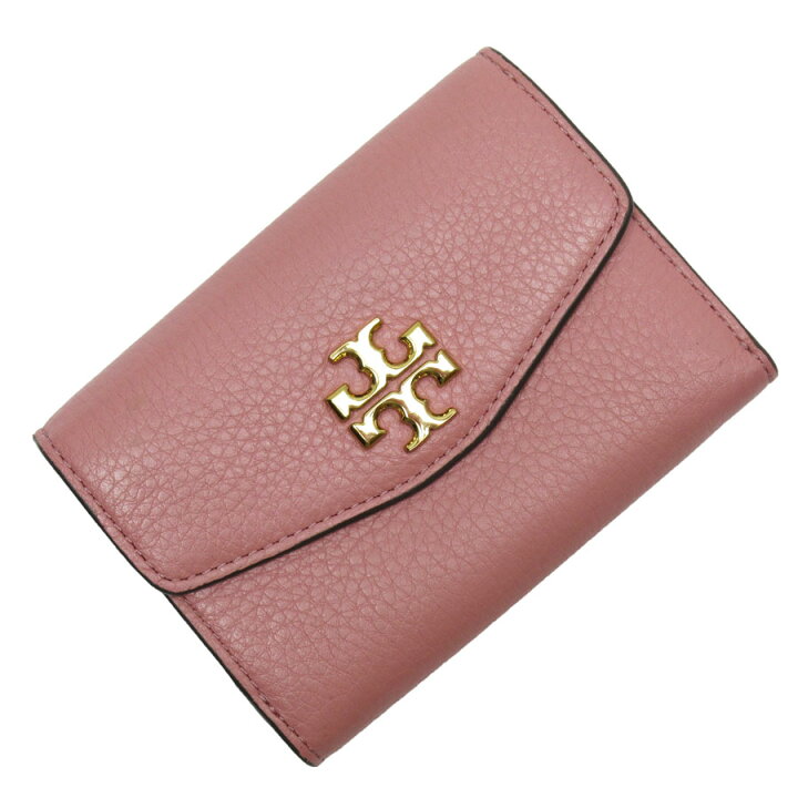 楽天市場】トリーバーチ Tory Burch 三つ折り財布 レザー ピンク  