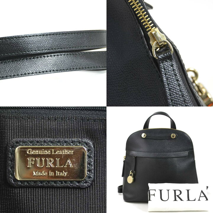 楽天市場】フルラ Furla リュック レザー ブラック レディース 送料  
