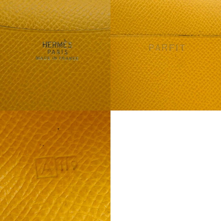 楽天市場】エルメス HERMES 手帳カバー レザー グリーン/イエロー ユニ 