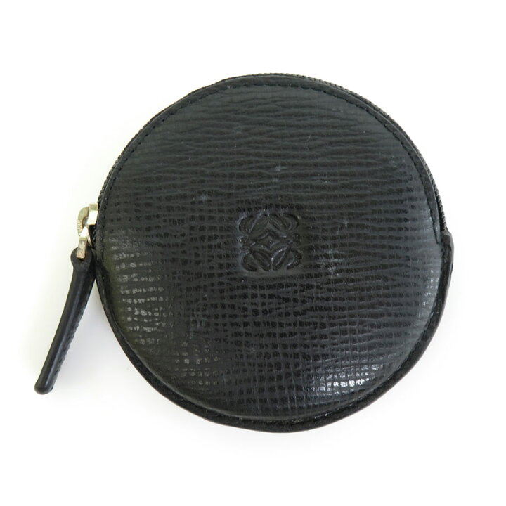 楽天市場】ロエベ LOEWE コインケース アナグラム レザー ブラック 