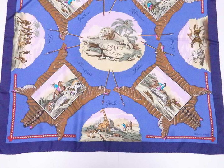 HERMES スカーフ カレ90 La Chase A Tir シルク 額装HERMES スカーフ 