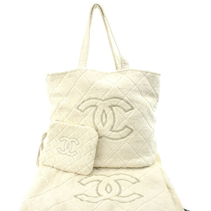 楽天市場】シャネル CHANEL トートバッグ ビーチバッグ タオル ココ  