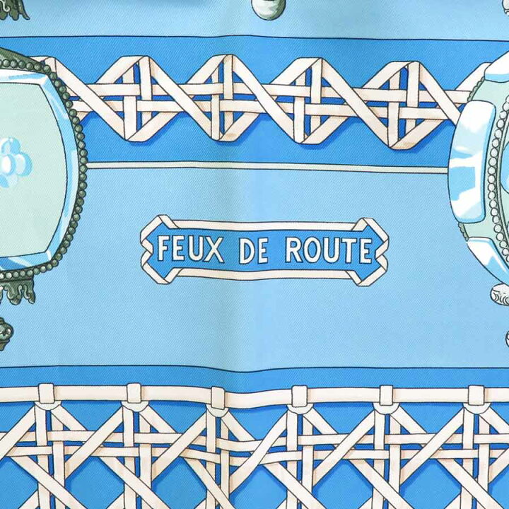 楽天市場】エルメス HERMES スカーフ カレ90 FEUX DE ROUTE 馬車の 