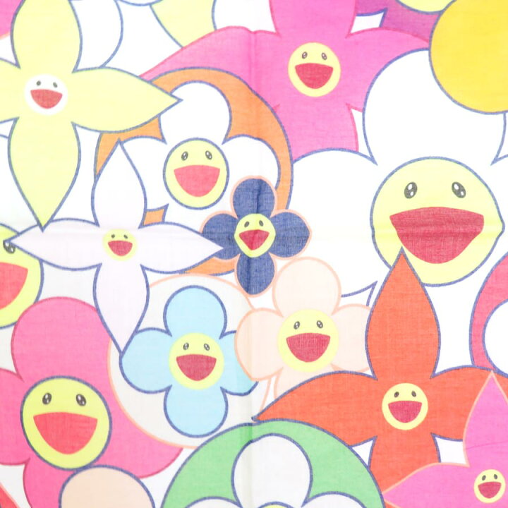 楽天市場】ルイ ヴィトン LOUIS VUITTON スカーフ バンダナ 村上隆  