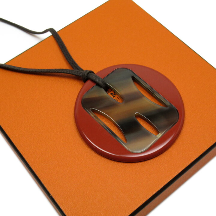 楽天市場】エルメス HERMES ネックレス バッファローホーン/ラッカー 