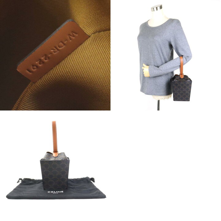 楽天市場】セリーヌ CELINE ハンドバッグ トリオンフ ストラップ  