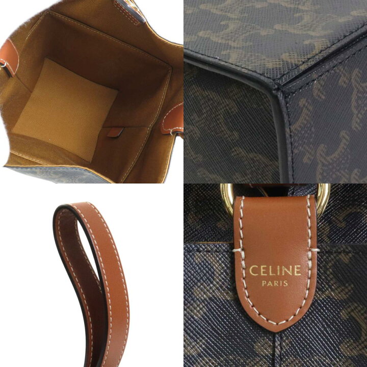 楽天市場】セリーヌ CELINE ハンドバッグ トリオンフ ストラップ  