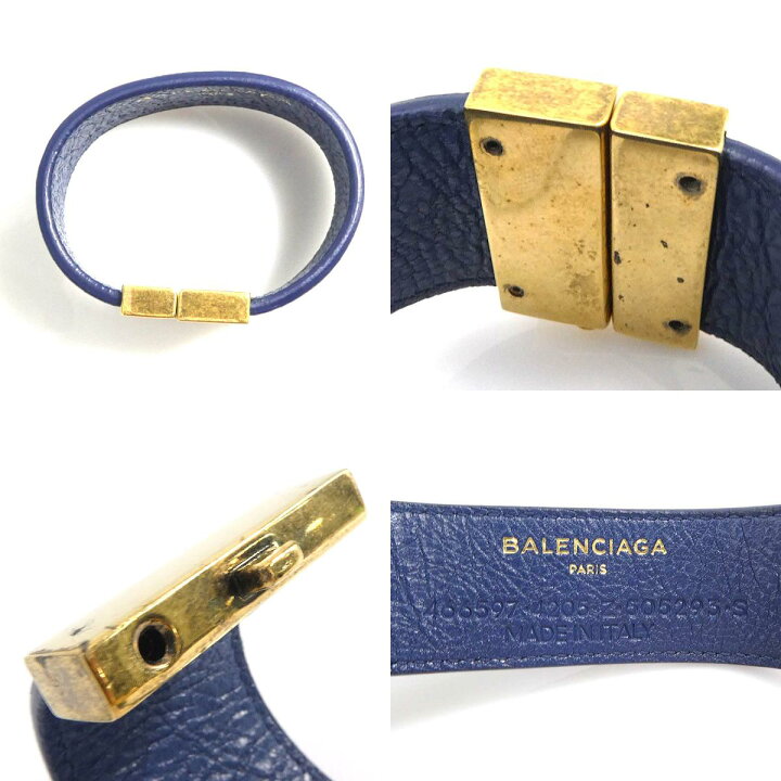 楽天市場】バレンシアガ BALENCIAGA ブレスレット レザー/メタル 