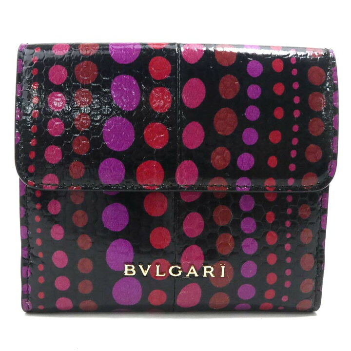 楽天市場】ブルガリ BVLGARI 二つ折り財布 セルペンティ 型押しレザー 