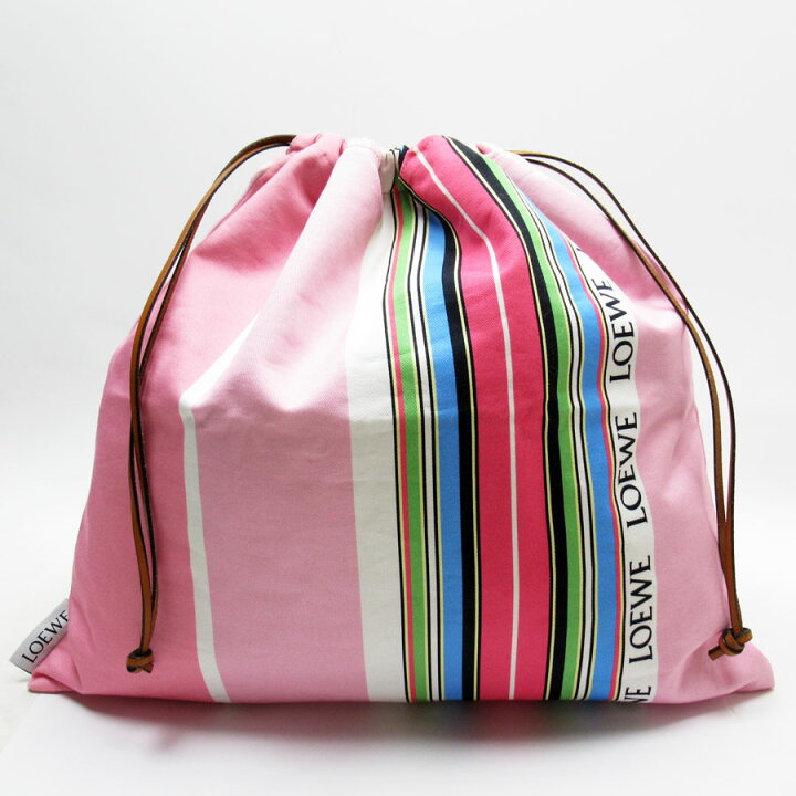 楽天市場】ロエベ LOEWE ポーチ 巾着バッグ DRAWSTRING POUCH コットン  