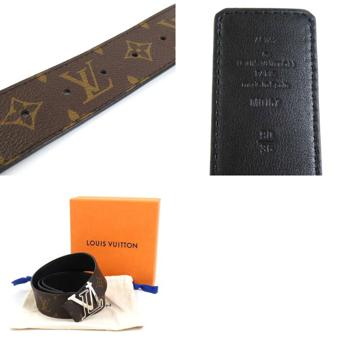 楽天市場】ルイ ヴィトン LOUIS VUITTON ベルト サンチュール LVライン  