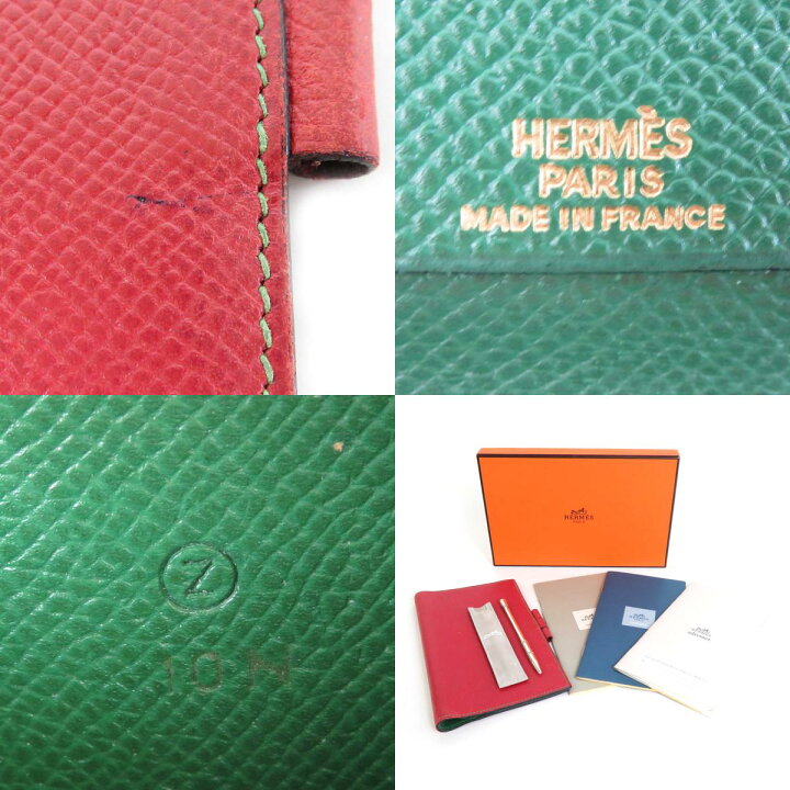 楽天市場】エルメス HERMES 手帳カバー ボールペン レザー/シルバー925 