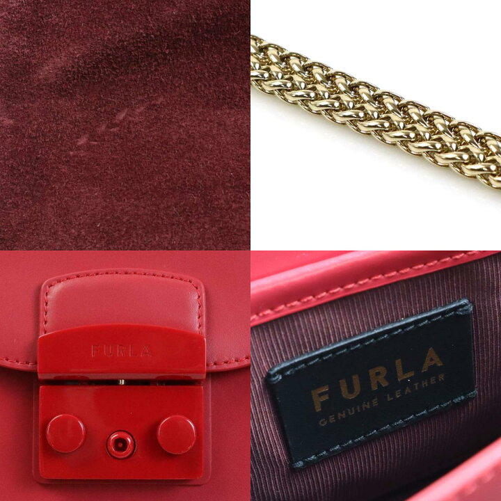 楽天市場】フルラ Furla 斜め掛けショルダーバッグ レザー レッド  