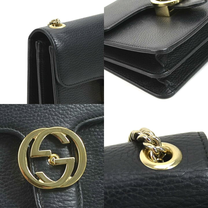 楽天市場】グッチ GUCCI 斜め掛けショルダーバッグ レザー/メタル  