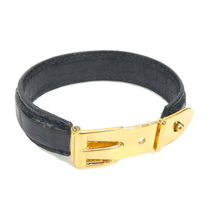 楽天市場】グッチ GUCCI ブレスレット ベルトモチーフ 型押しレザー 