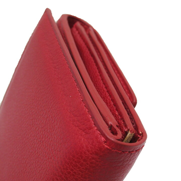 楽天市場】DELVAUX デルヴォー 二つ折り長財布 レザー レッド 