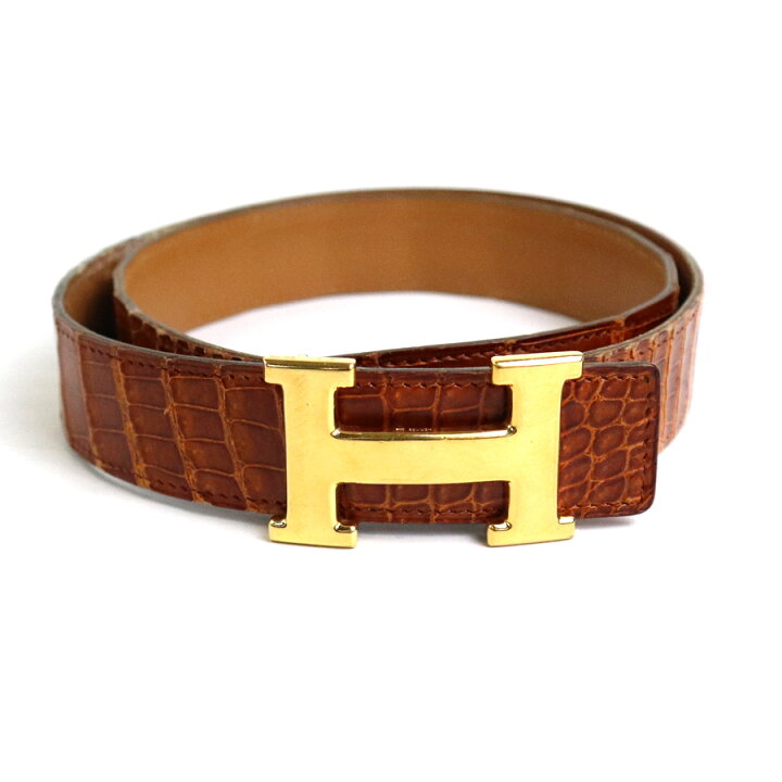 楽天市場】エルメス HERMES ベルト コンスタンス ポロサス ブラウン  