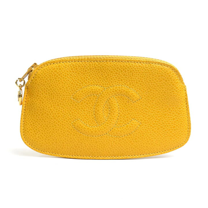 楽天市場】シャネル CHANEL アクセサリーポーチ ココマーク キャビア 