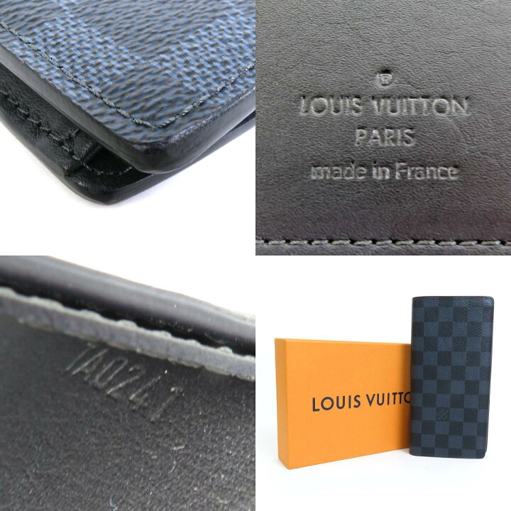 楽天市場】ルイ ヴィトン LOUIS VUITTON 二つ折り長財布 ダミエ 