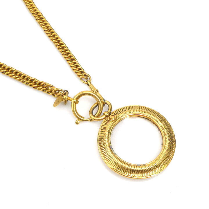 楽天市場】シャネル CHANEL ネックレス ココマーク ルーペペンダント  
