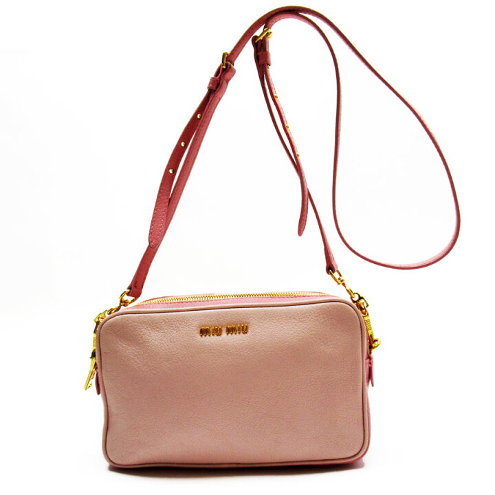 楽天市場】ミュウミュウ MIUMIU 斜め掛けショルダーバッグ レザー  