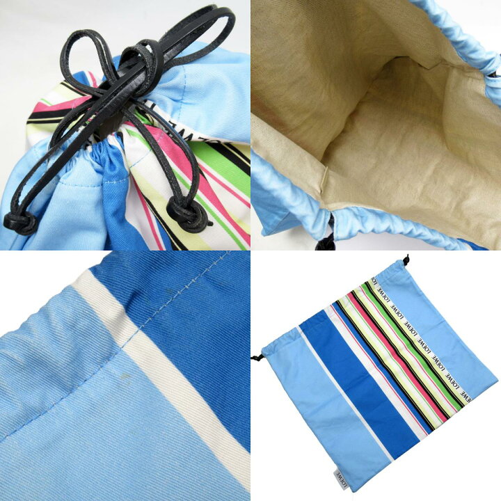 楽天市場】ロエベ LOEWE 巾着バッグ 巾着ポーチ DRAWSTRING POUCH  