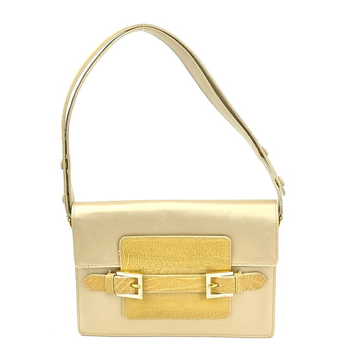 楽天市場】フェンディ FENDI ショルダーバッグ サテン/型押しレザー  