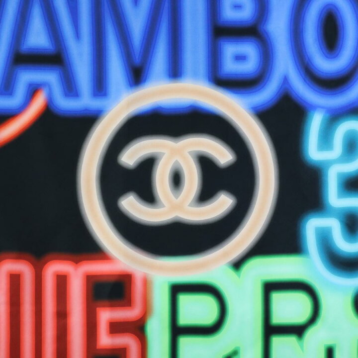 楽天市場】シャネル CHANEL スカーフ ココマーク シルク ブラック 
