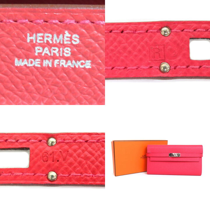 楽天市場】エルメス HERMES 長財布 ケリーウォレットロング ヴォー 