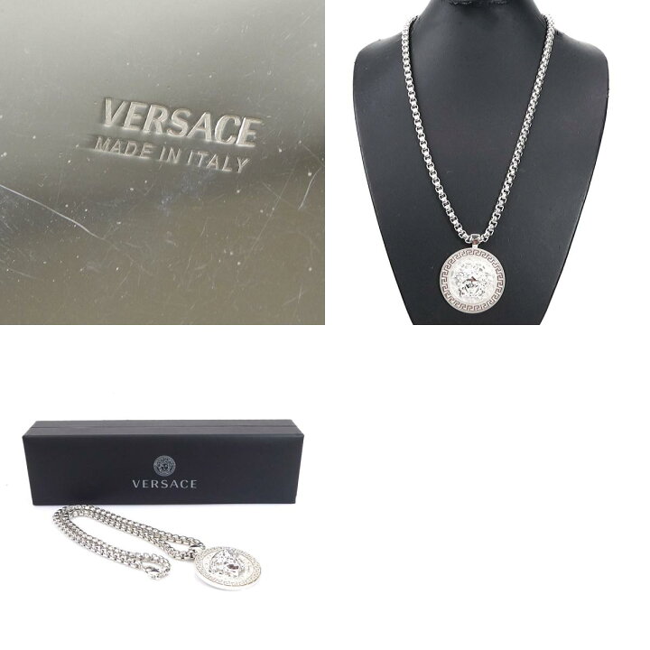 楽天市場】ヴェルサーチ VERSACE ネックレス メデューサ メタル 